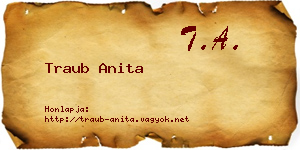 Traub Anita névjegykártya